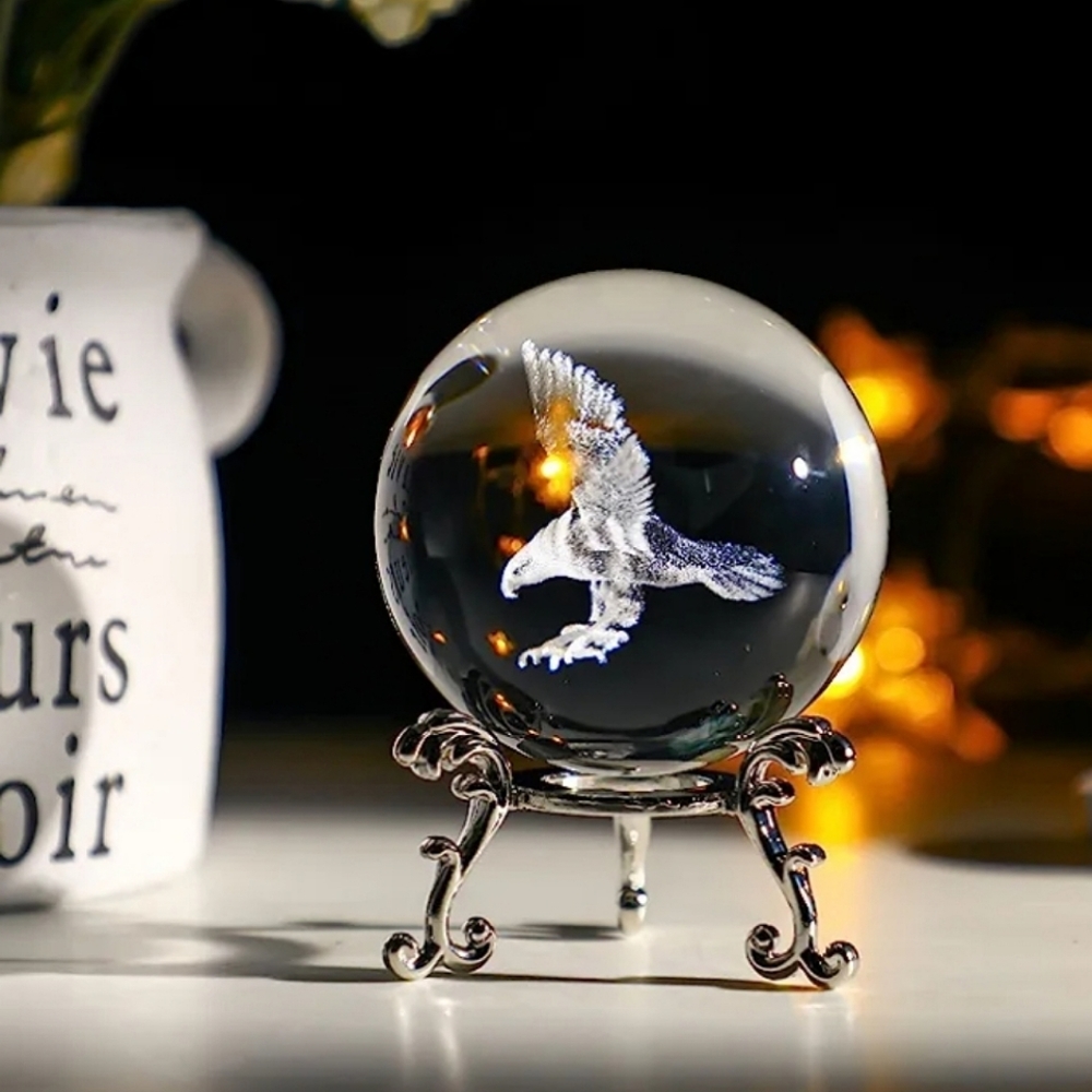 Crystal Eagle paperweight